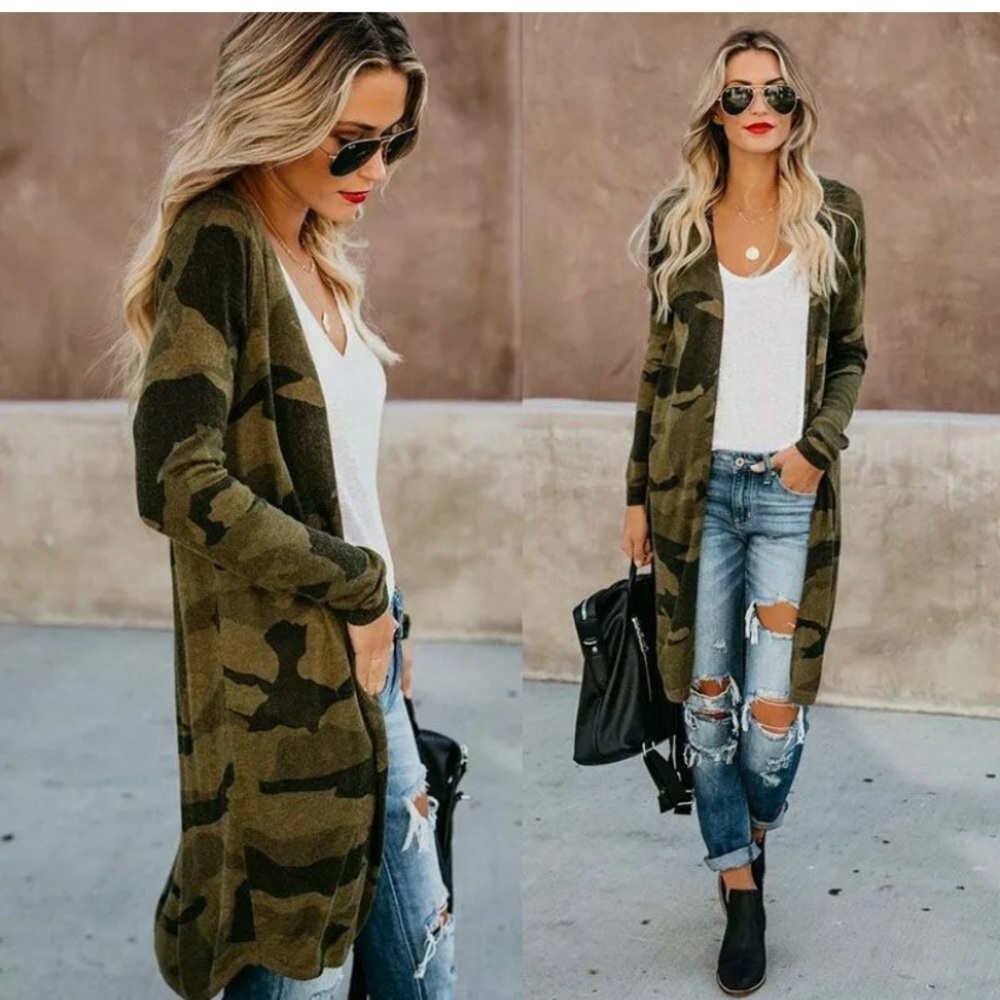 RESTOCKING- LIKE TO BE NOTIFIED Camouflage Duster - Picture 6 of 6